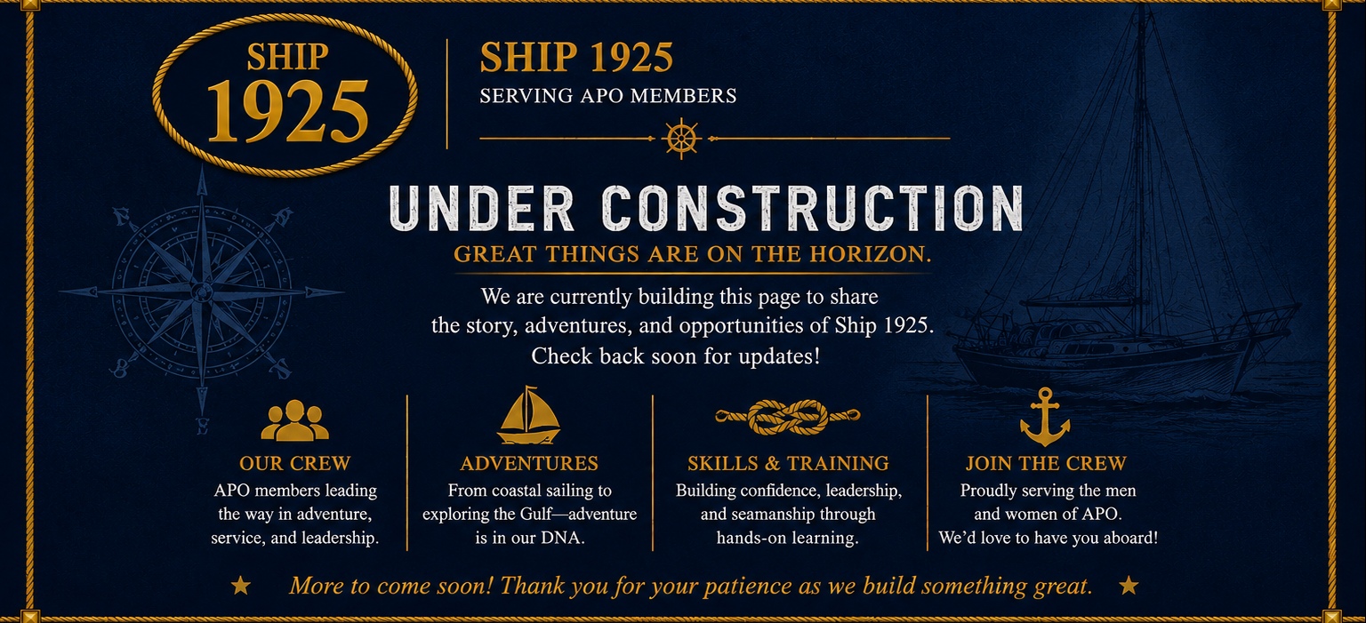 Ship 1925 — Coming Soon
